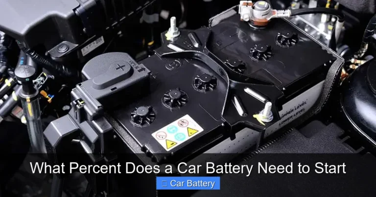 What Percent Does a Car Battery Need to Start