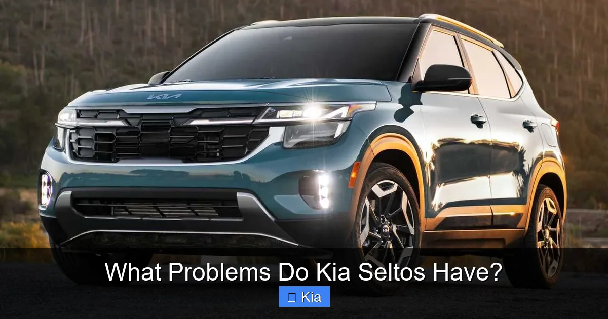 What Problems Do Kia Seltos Have?