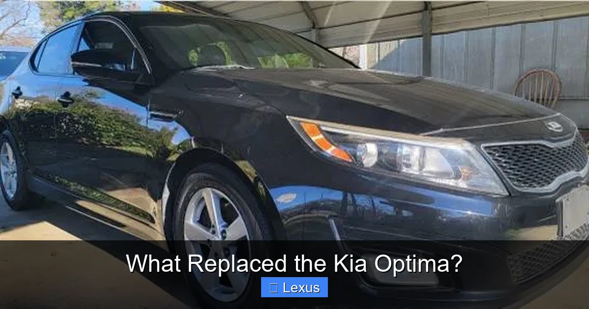 What Replaced the Kia Optima?
