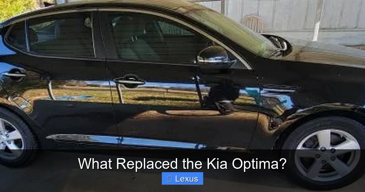 What Replaced the Kia Optima?