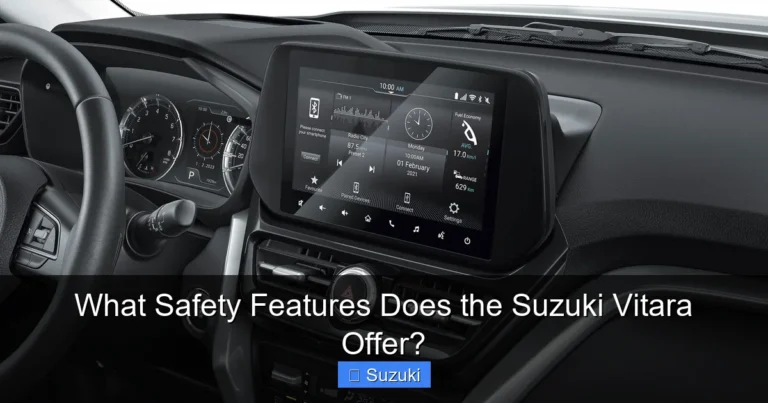 What Safety Features Does the Suzuki Vitara Offer?