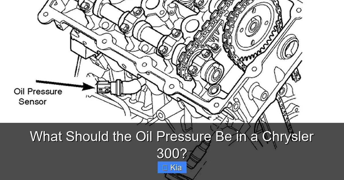 What Should the Oil Pressure Be in a Chrysler 300?