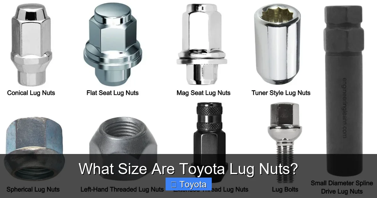 What Size Are Toyota Lug Nuts?