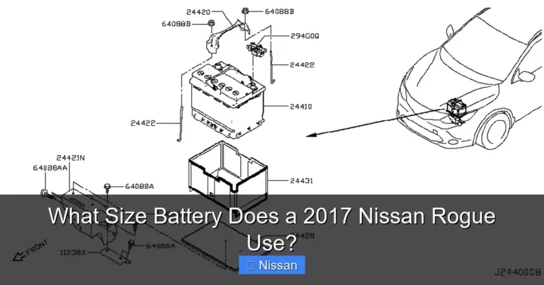 What Size Battery Does a 2017 Nissan Rogue Use?