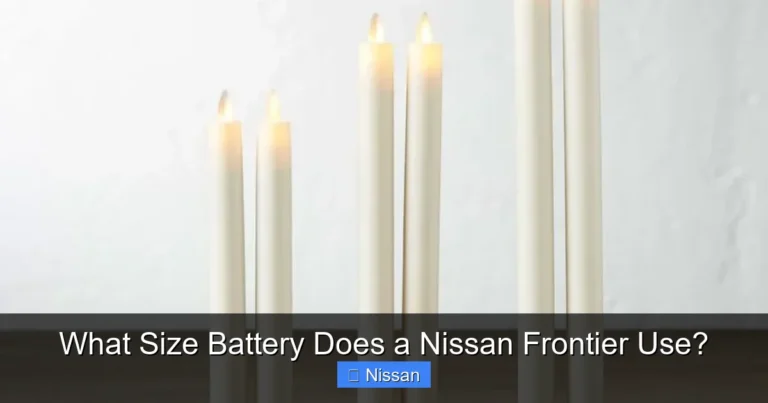 What Size Battery Does a Nissan Frontier Use?