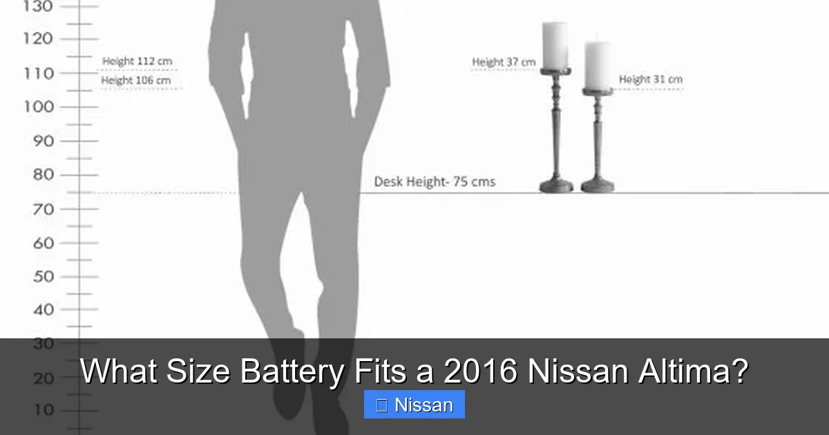 What Size Battery Fits a 2016 Nissan Altima?