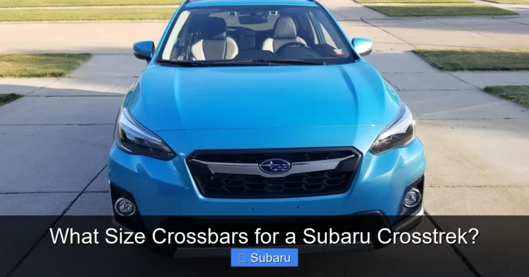 What Size Crossbars for a Subaru Crosstrek?