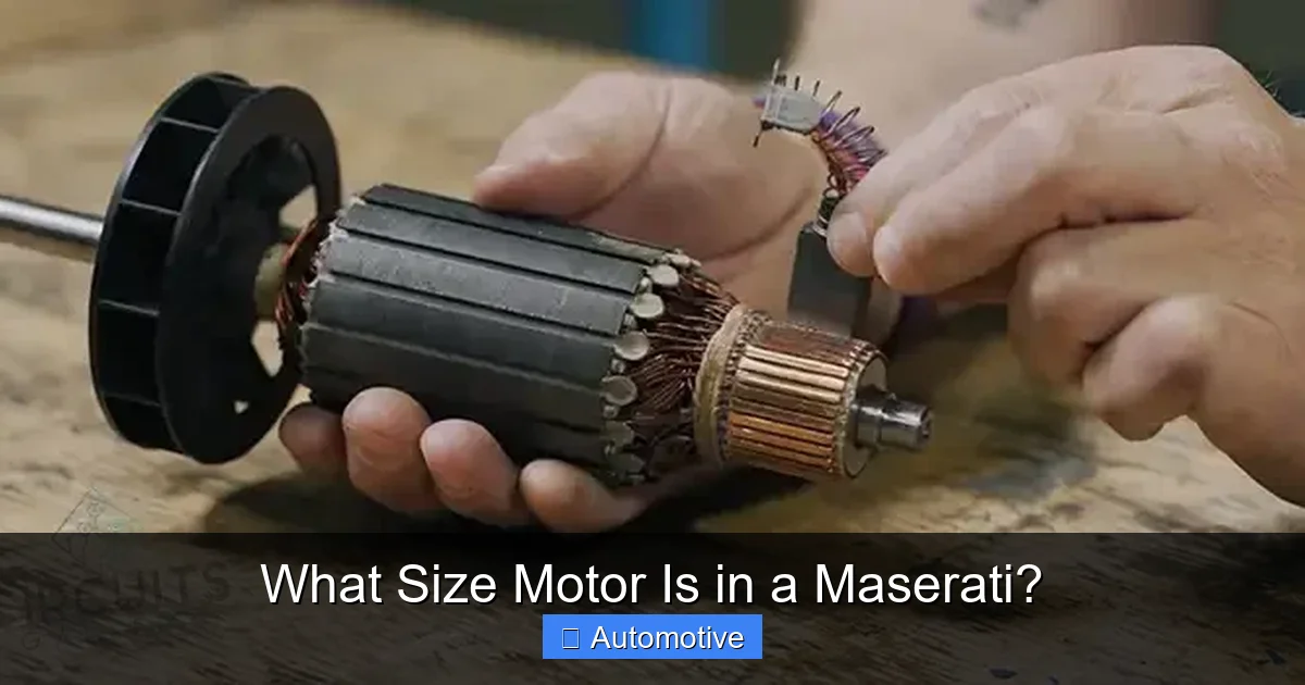 What Size Motor Is in a Maserati?