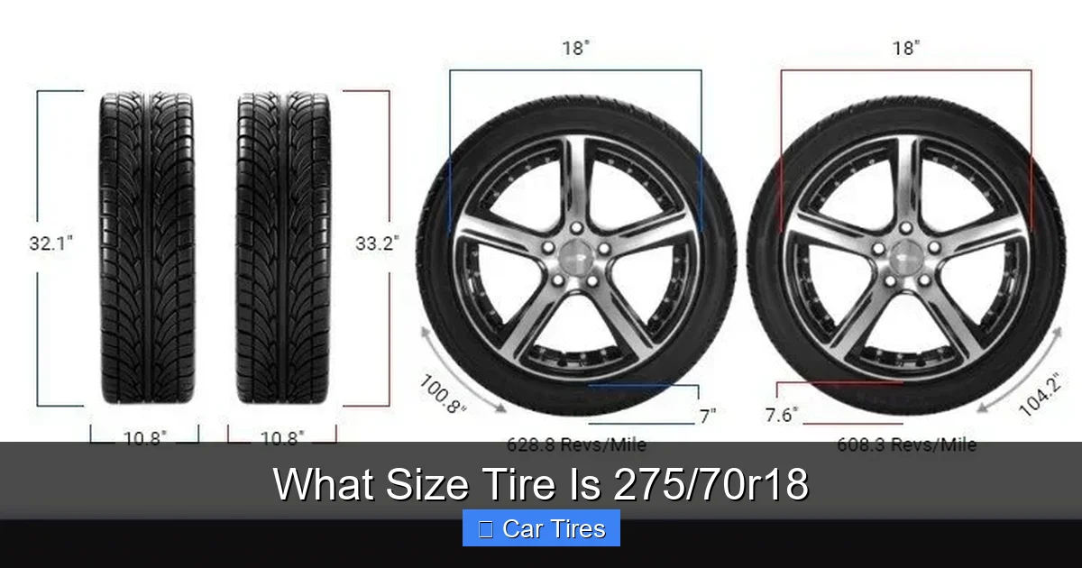 What Size Tire Is 275/70r18