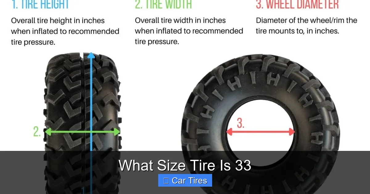 What Size Tire Is 33
