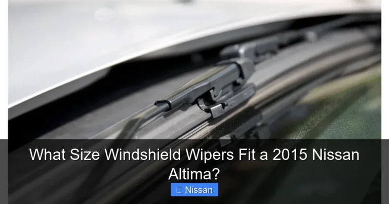 What Size Windshield Wipers Fit a 2015 Nissan Altima?