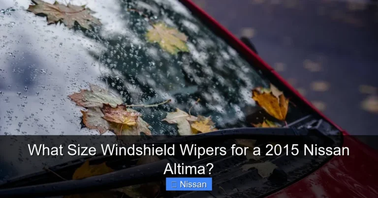 What Size Windshield Wipers for a 2015 Nissan Altima?