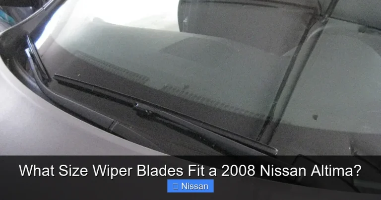 What Size Wiper Blades Fit a 2008 Nissan Altima?