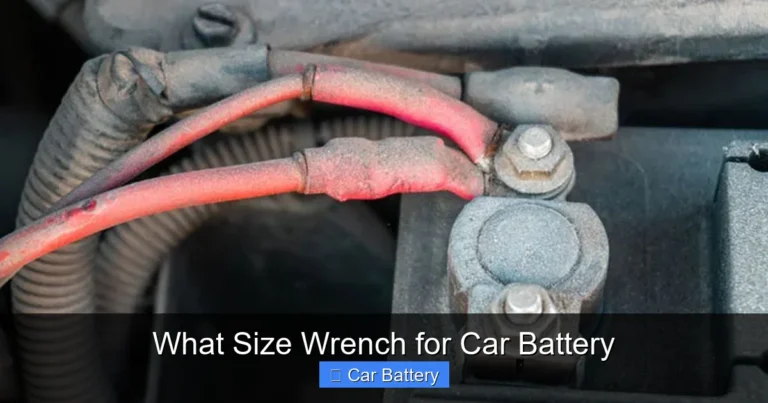 What Size Wrench for Car Battery