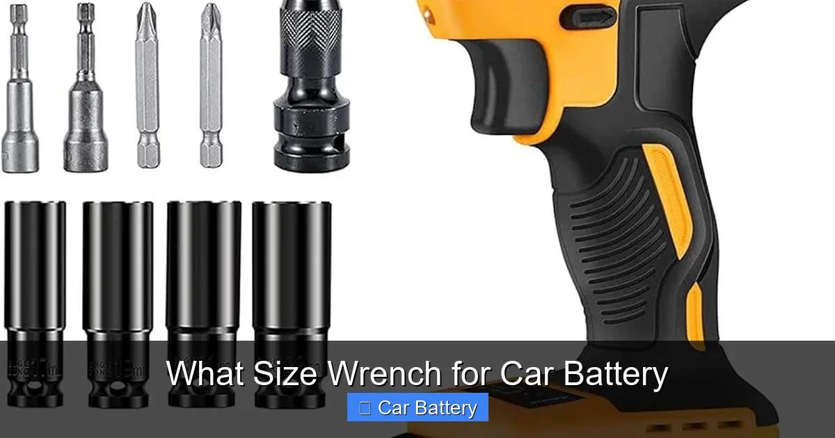 What Size Wrench for Car Battery
