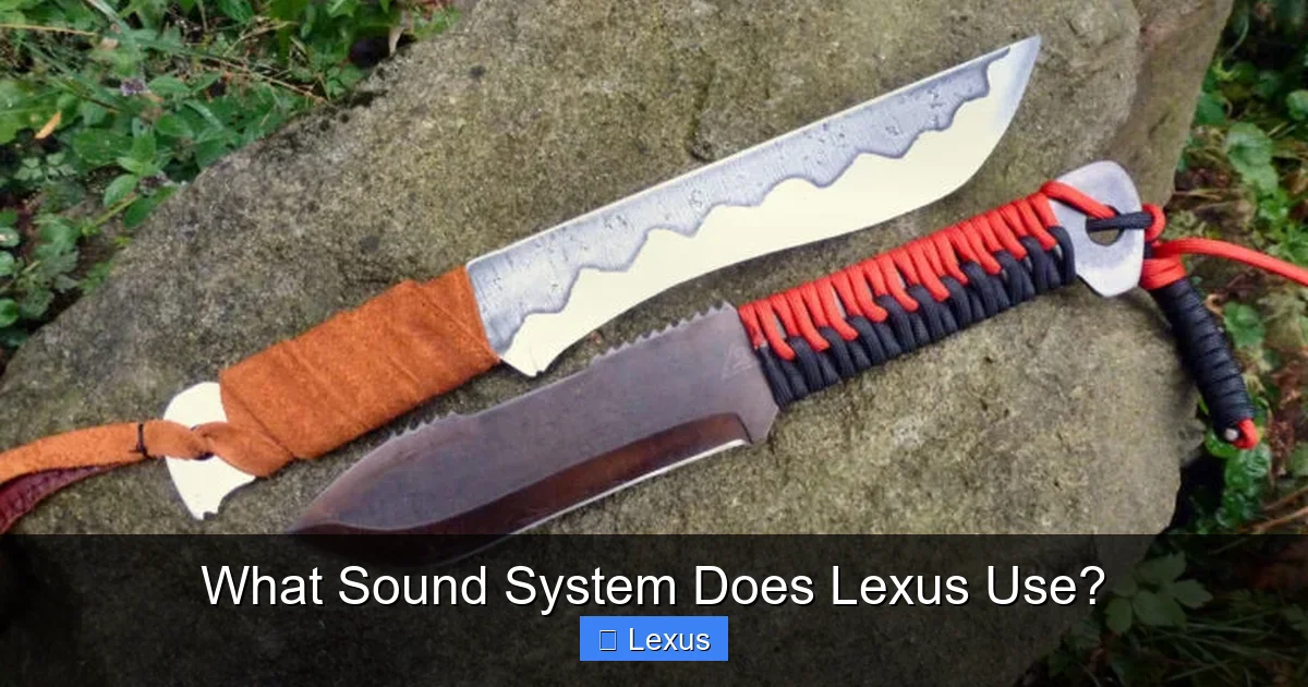 What Sound System Does Lexus Use?