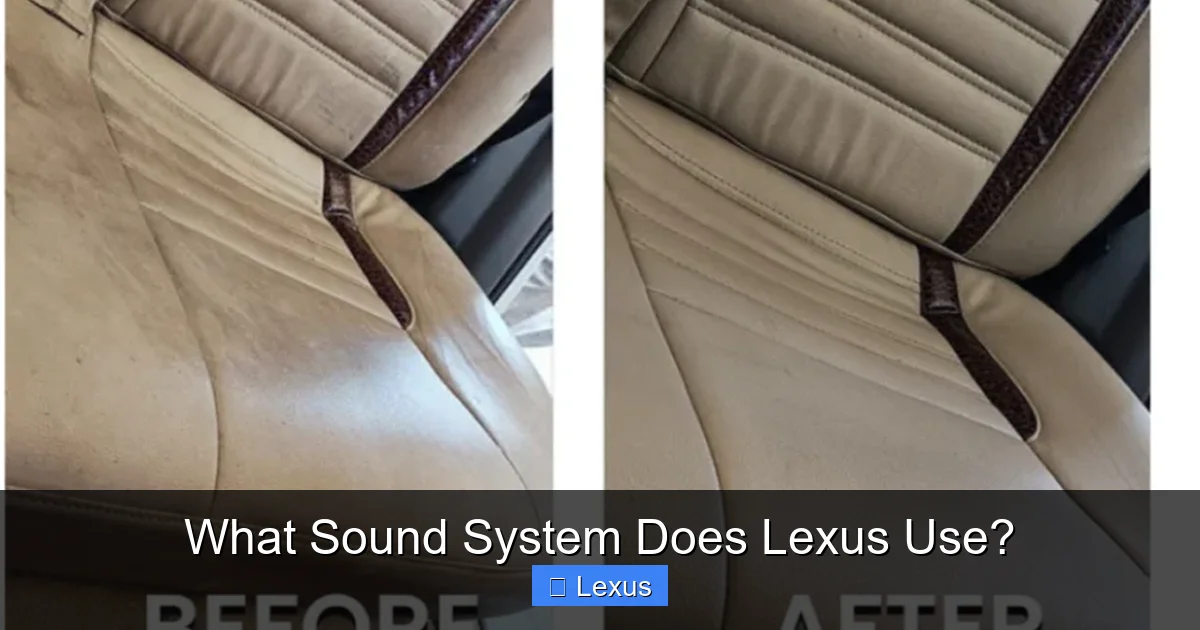 What Sound System Does Lexus Use?