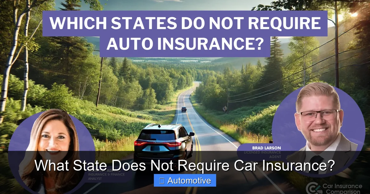 What State Does Not Require Car Insurance?
