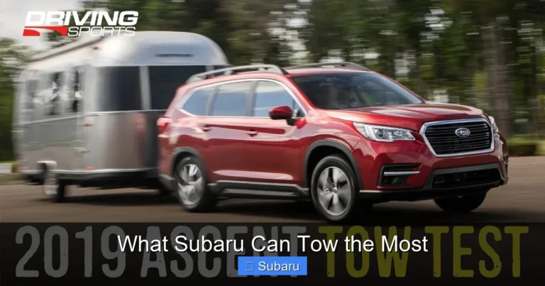What Subaru Can Tow the Most