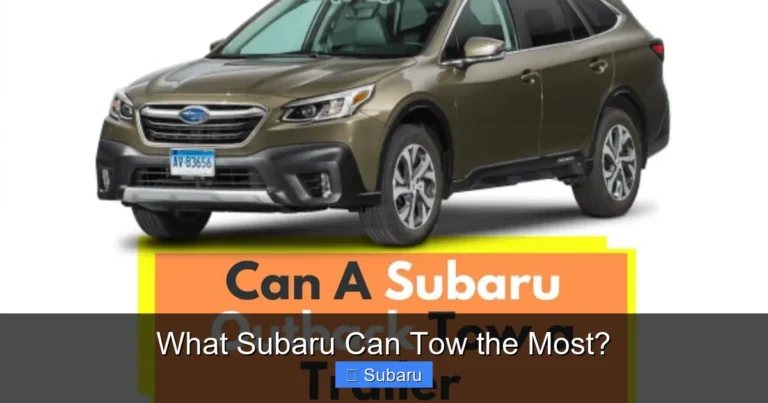 What Subaru Can Tow the Most?