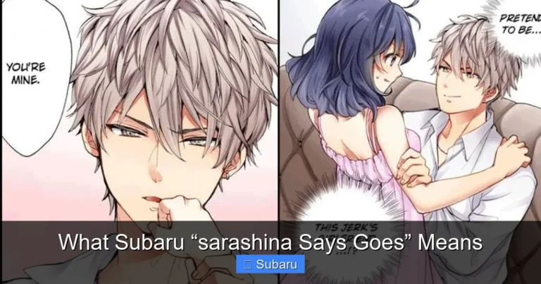 What Subaru “sarashina Says Goes” Means