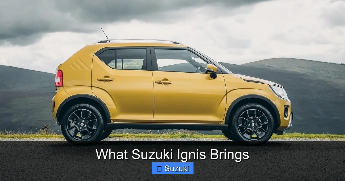 What Suzuki Ignis Brings