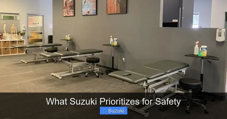 What Suzuki Prioritizes for Safety