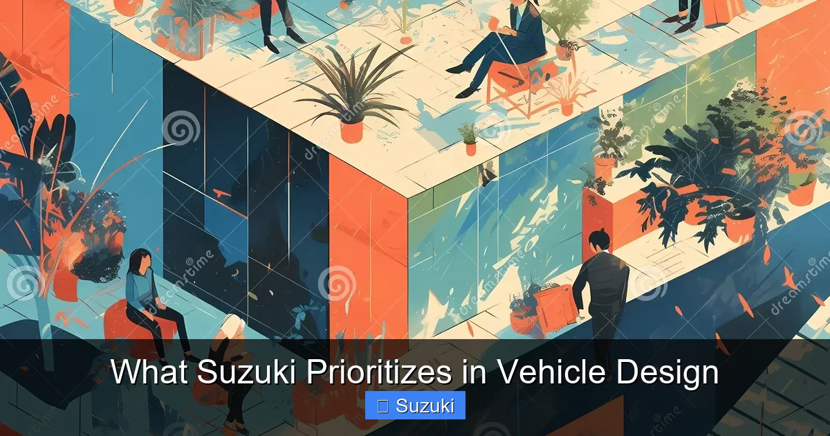 What Suzuki Prioritizes in Vehicle Design
