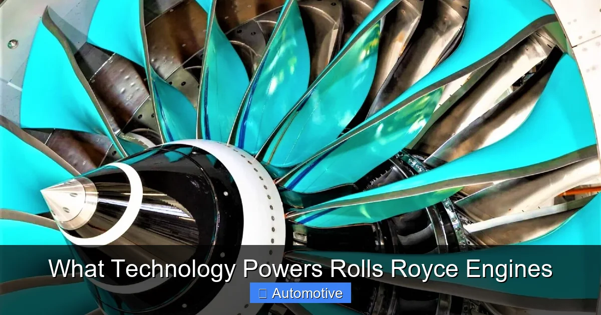 What Technology Powers Rolls Royce Engines