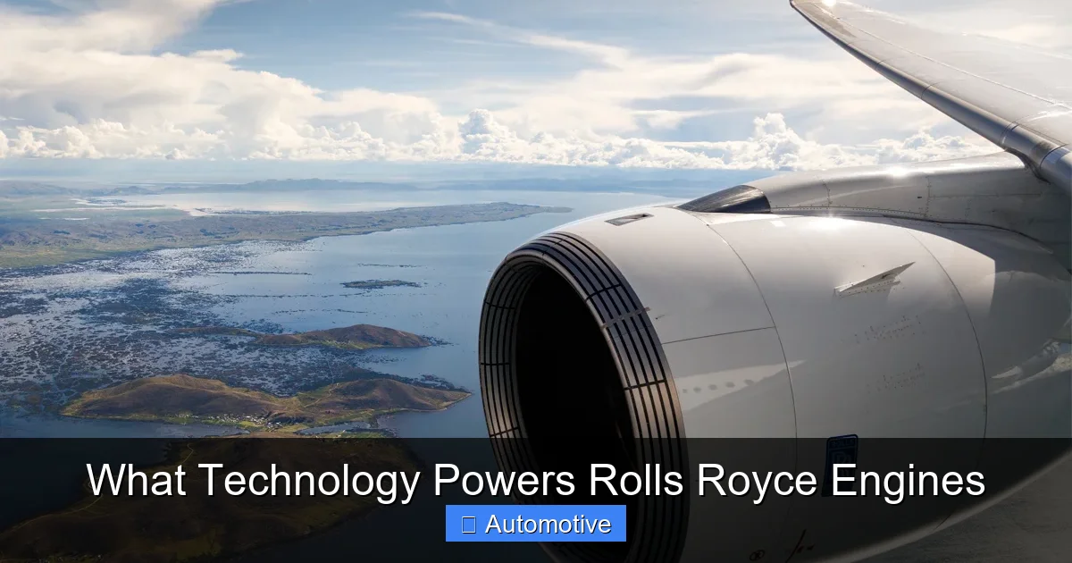 What Technology Powers Rolls Royce Engines
