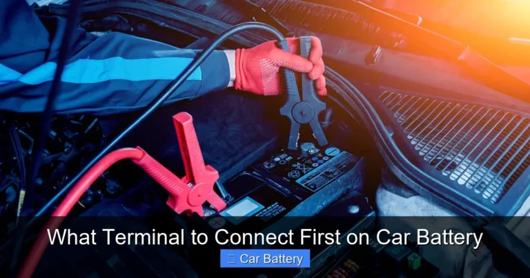 What Terminal to Connect First on Car Battery