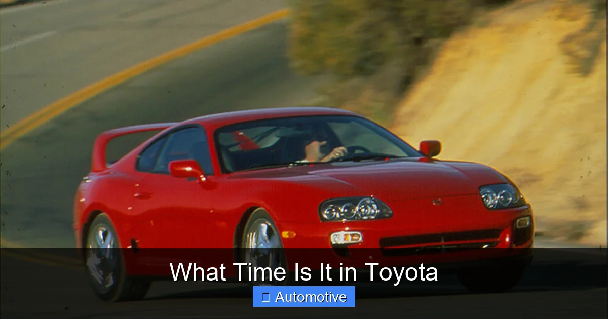 What Time Is It in Toyota