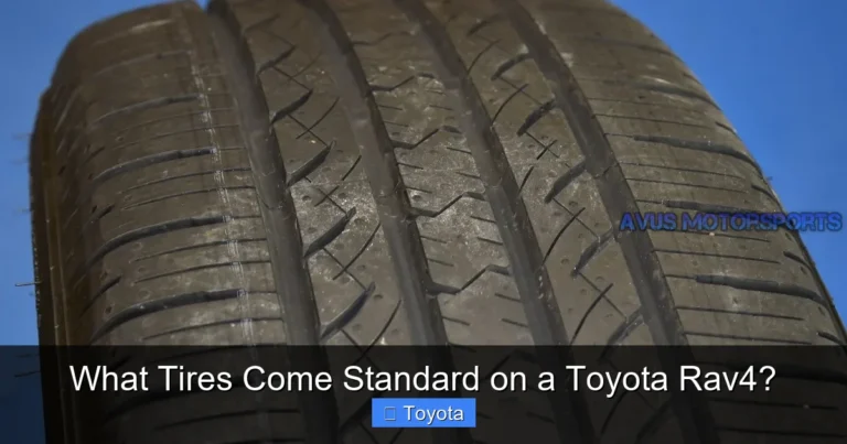 What Tires Come Standard on a Toyota Rav4?