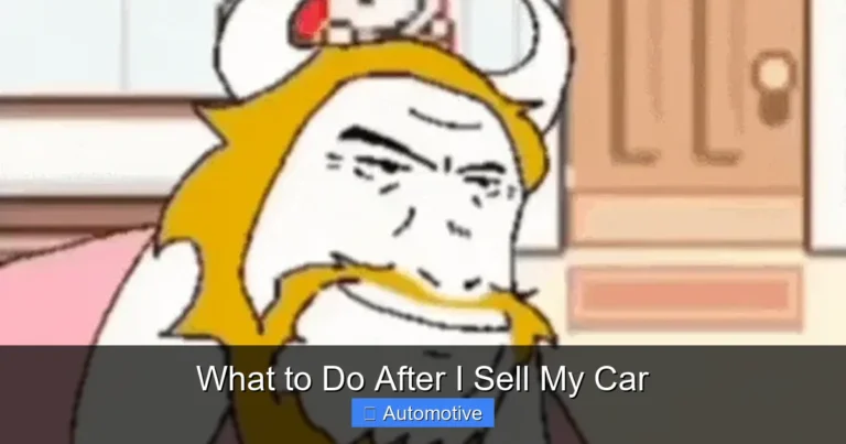 What to Do After I Sell My Car