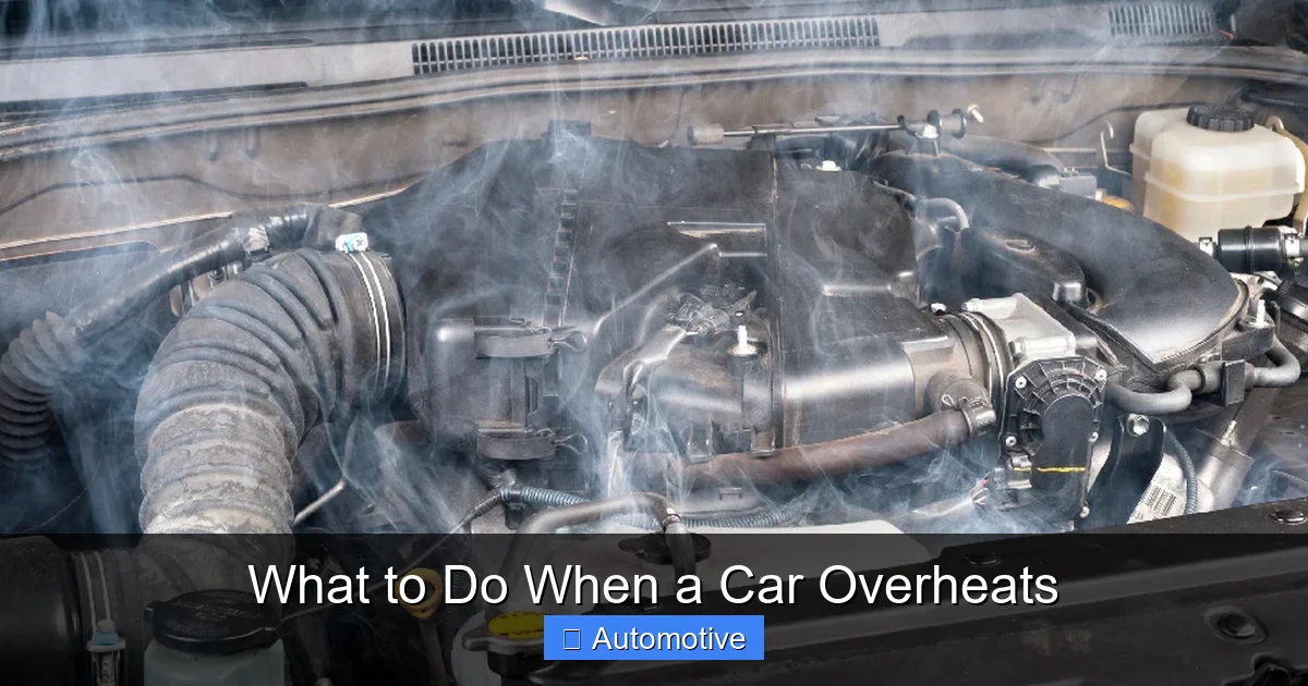 What to Do When a Car Overheats
