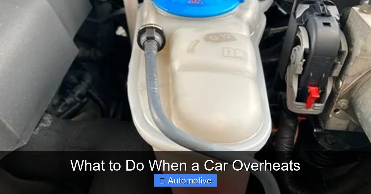 What to Do When a Car Overheats