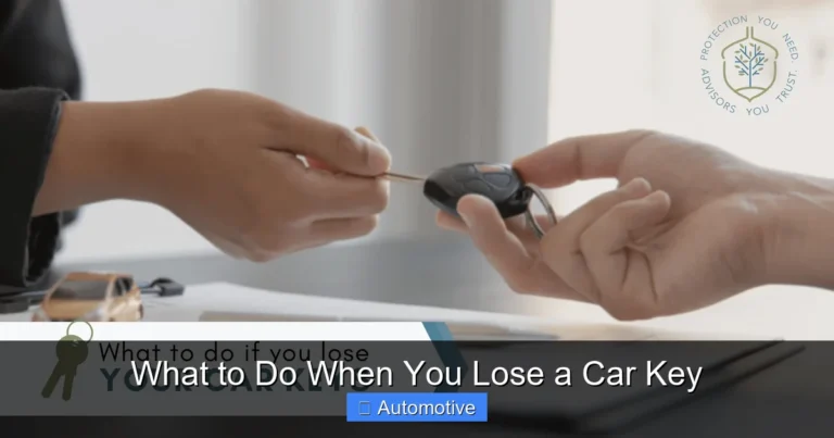 What to Do When You Lose a Car Key