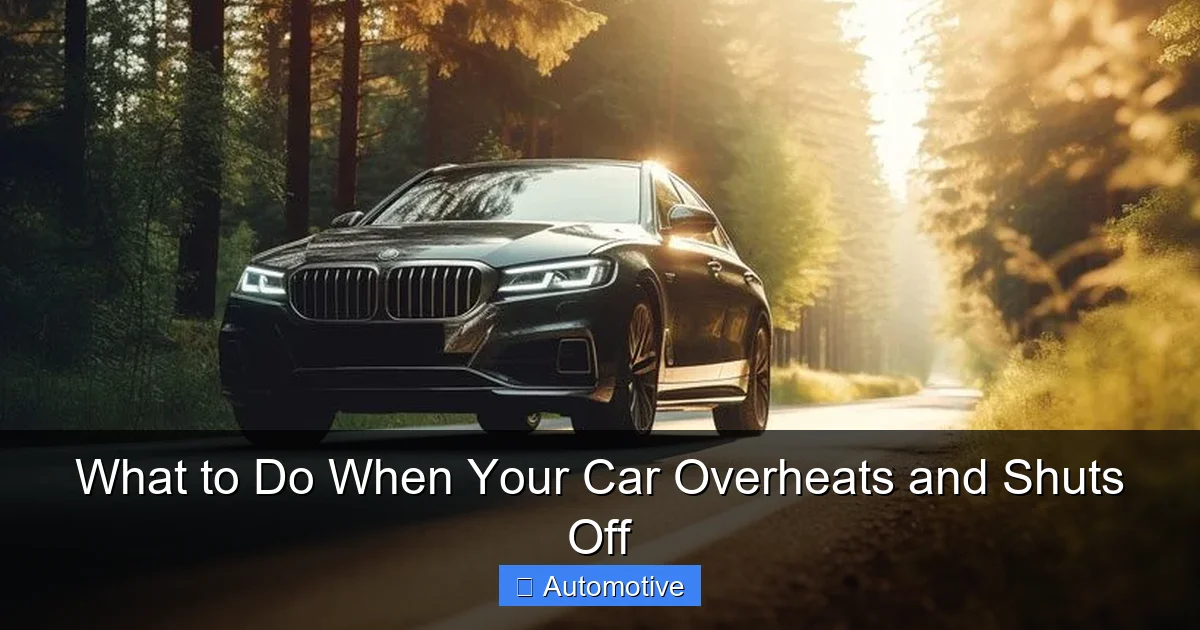 What to Do When Your Car Overheats and Shuts Off