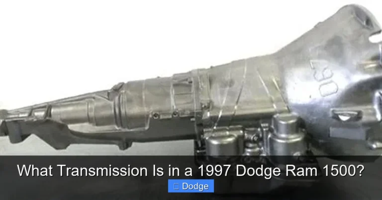 What Transmission Is in a 1997 Dodge Ram 1500?