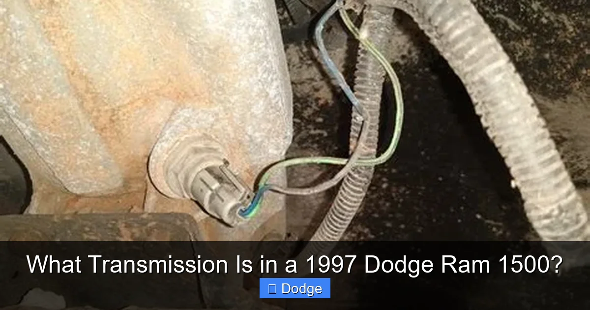 What Transmission Is in a 1997 Dodge Ram 1500?