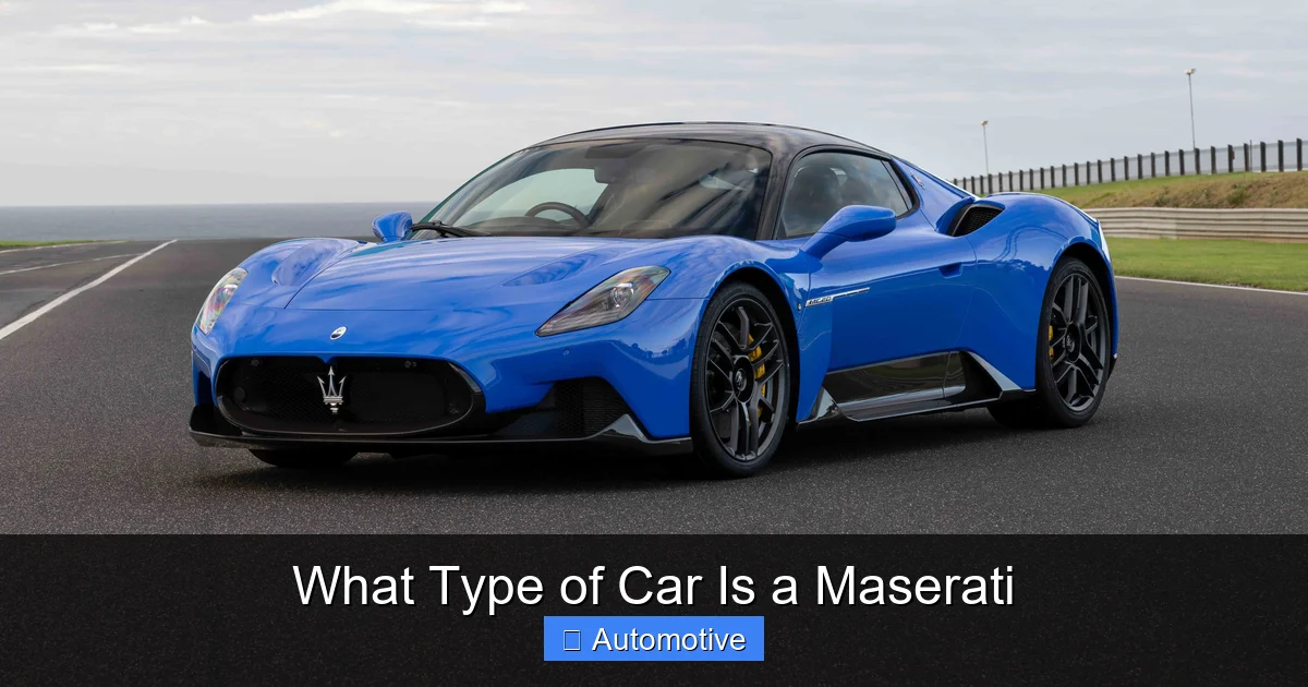 What Type of Car Is a Maserati