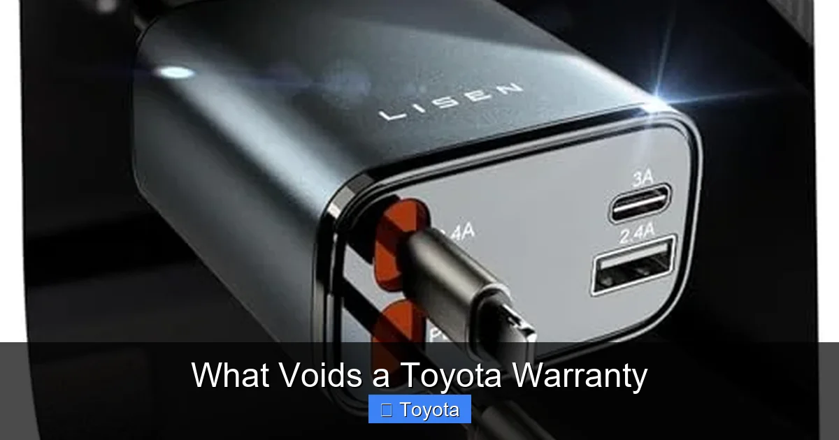 What Voids a Toyota Warranty