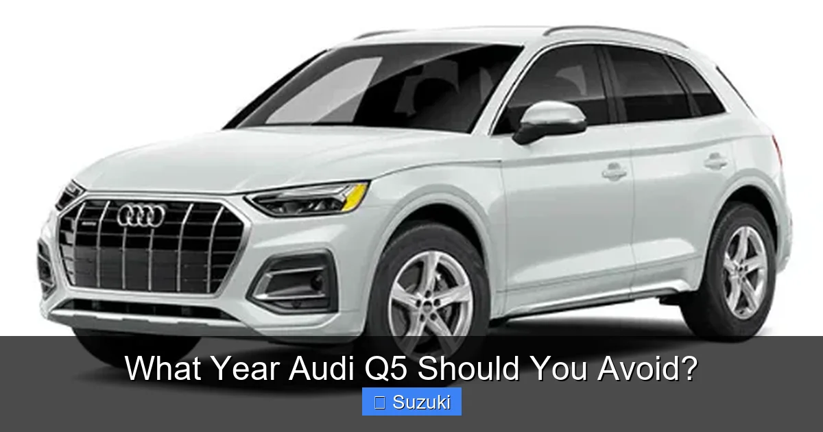 What Year Audi Q5 Should You Avoid?