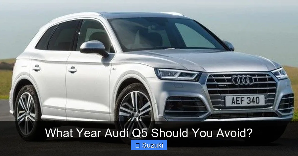 What Year Audi Q5 Should You Avoid?