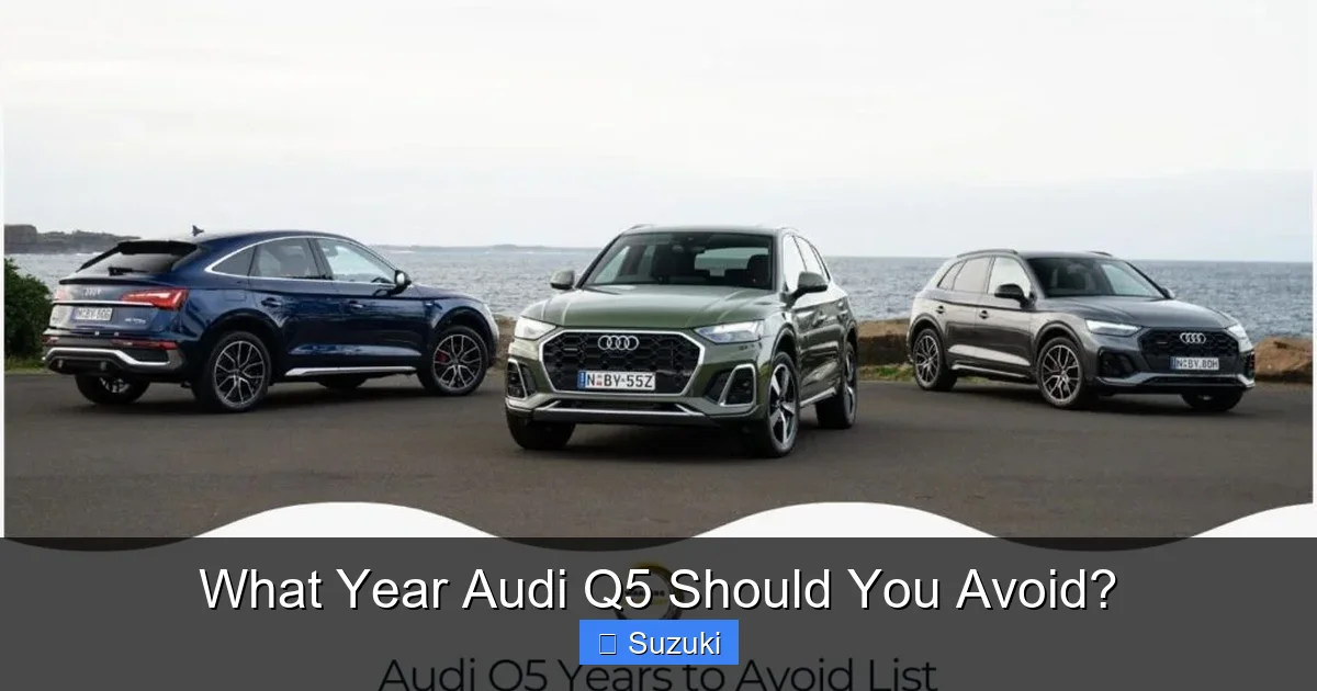 What Year Audi Q5 Should You Avoid?