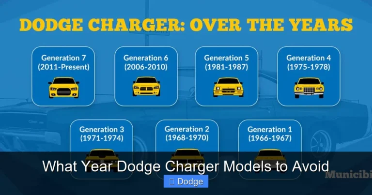What Year Dodge Charger Models to Avoid