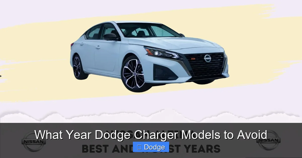 What Year Dodge Charger Models to Avoid