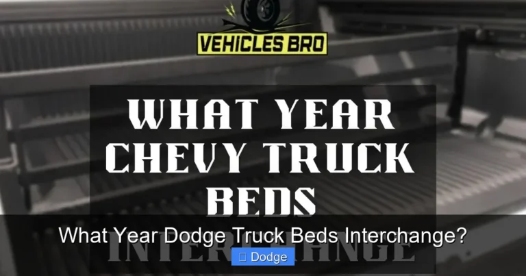 What Year Dodge Truck Beds Interchange?