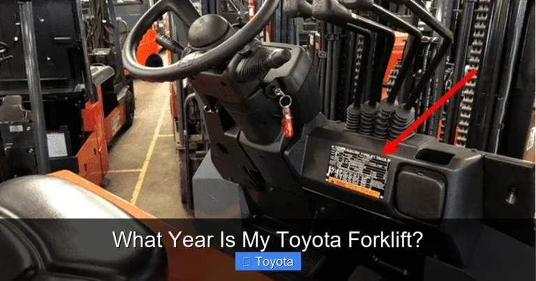 What Year Is My Toyota Forklift?