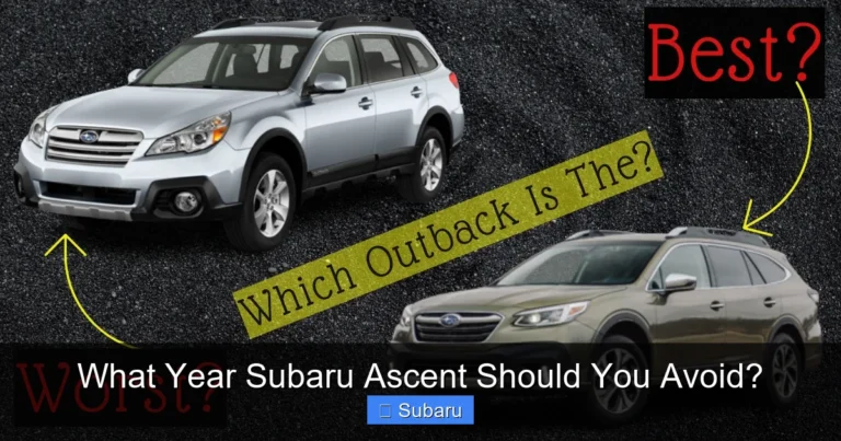 What Year Subaru Ascent Should You Avoid?